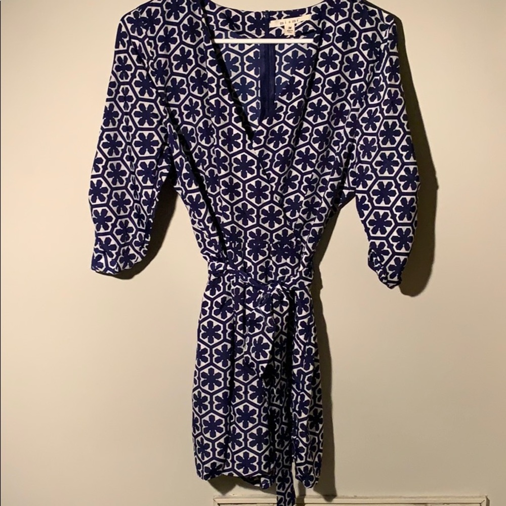 Floral Blue Jumpsuit